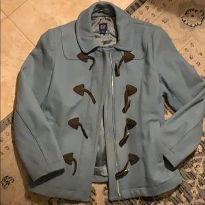 Powder Blue GAP Peacoat.